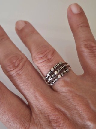 Conjunto Pendientes y Anillo Plata