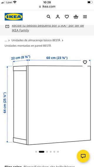 2 Muebles Almacenaje BESTÅ IKEA