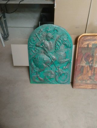 Relieve San Jorge a Caballo