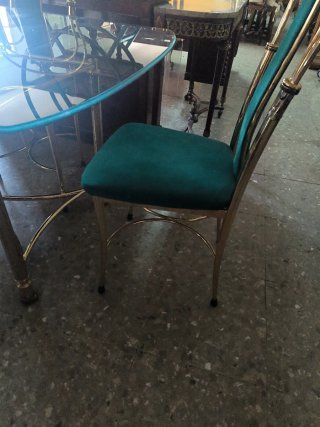 Mesa de cristal y 6 sillas