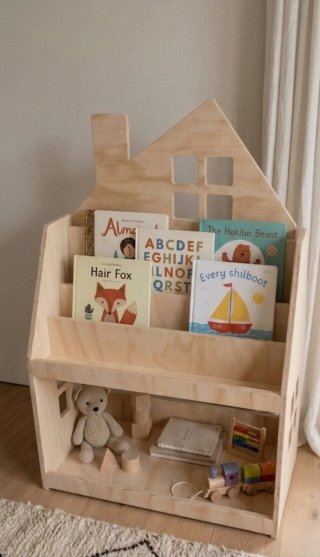 Organizador Infantil 2 en 1 guarda Juguetes cuento