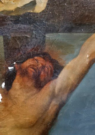 Dipinto antico Crocifissione