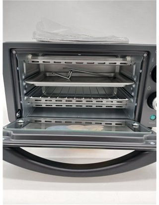 Cecotec Horno de sobremesa Bake&Toast 1090 Black - 10 L - 1000 W - Temporizador 60min - Temperatura regulable hasta 230ºC - bandeja p