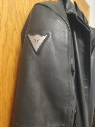 Chaqueta Dainese Piel Negra