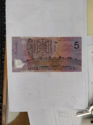 Banconota da 5 Dollari Australiani in polimero