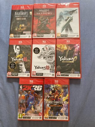 Pack 8 Juegos Nintendo Switch