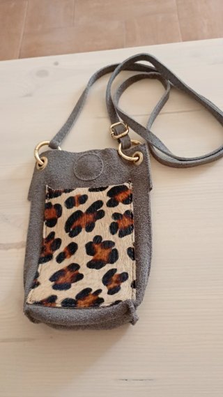 Bolso bandolera estampado animal