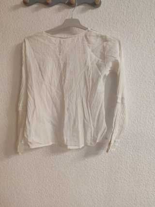 Camisa blanca ibicenca bordada