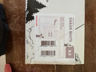 Scarponi Snowboard Shawn White Burton 41.5 (8.5)