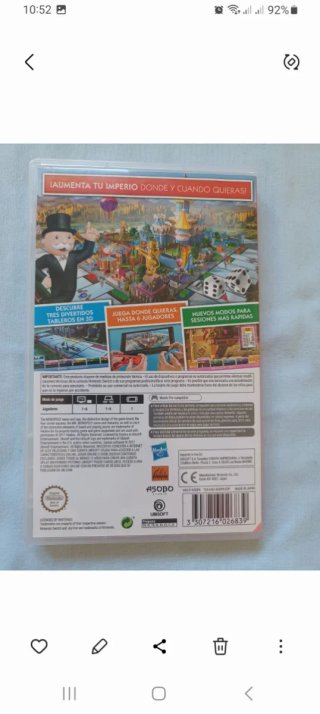 Monopoly Nintendo Switch Juego