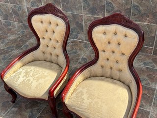 2 Butacas Estilo Francés Antiguas