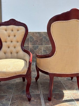 2 Butacas Estilo Francés Antiguas