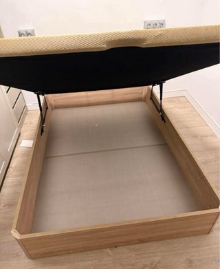 Canapé abatible madera y tela
