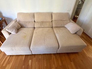 Sofá Chaise Longue Ikea Eskilstuna Beige