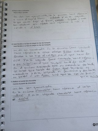 Dosier ejercicios de lengua castellana bachillerat