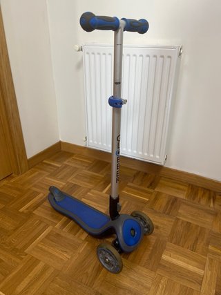 Patinete Globber 3 ruedas azul