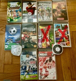 Lote de 10 Juegos PSP