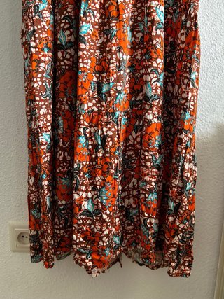 Vestido estampado Caroll naranja