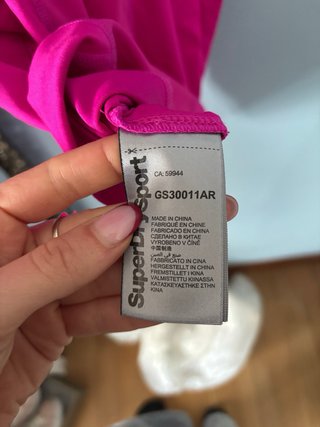 Canotta Superdry Sport fucsia fluo