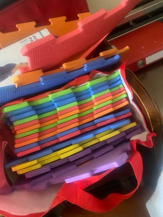 Suelo Puzzle Foam Letras y Números