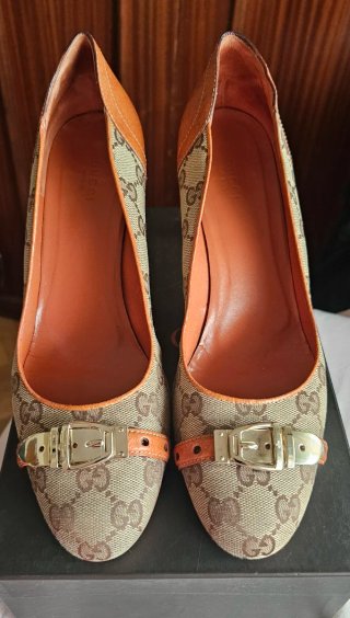 Zapatos Gucci Talla 40 Tacón 8cm