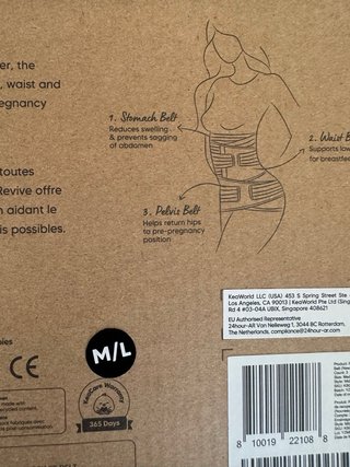 Faja Postparto KeaBabies Revive 3-en-1