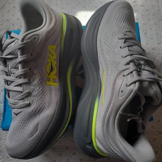 Hoka Bondi 9 Gris/Verde