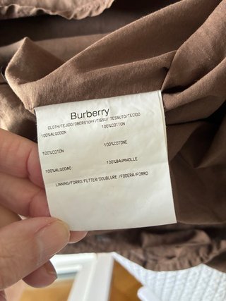Vestido Burberry London Marrón