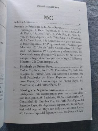 Psicología de los siete rayos o sobre la conducta