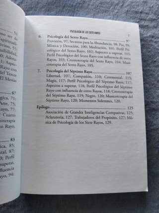 Psicología de los siete rayos o sobre la conducta