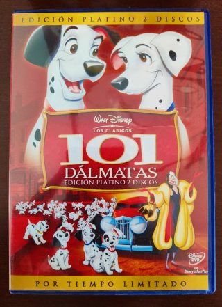 101 Dálmatas Edición Platino 2DVDs Disney Original