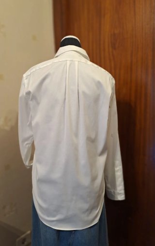 Camisa Zara Algodón Oversize Blanca Talla S