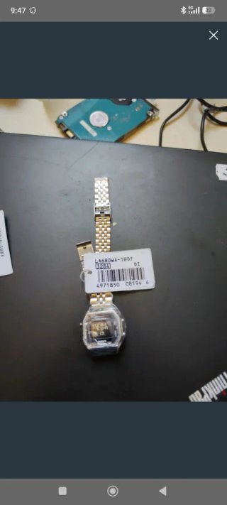 Reloj Casio LA680WA-1BDF Dorado/Plateado