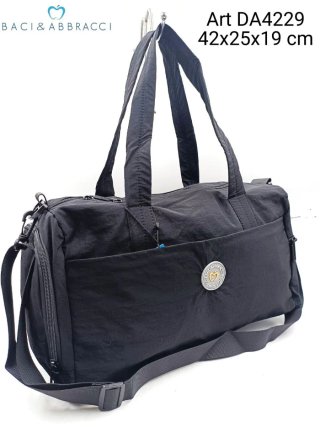 Borsone Baci & Abbracci vari colori 42x25x19 cm