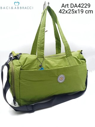 Borsone Baci & Abbracci vari colori 42x25x19 cm