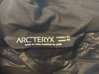 Parka Patera Arc'teryx Negra plumas y goretex