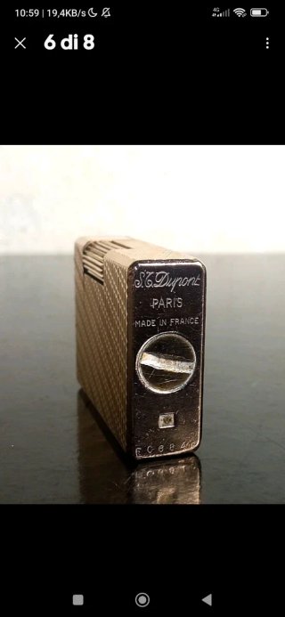 Accendino S.T. DuPont Ligne 1 Piccolo Paris oro
