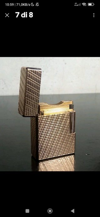 Accendino S.T. DuPont Ligne 1 Piccolo Paris oro