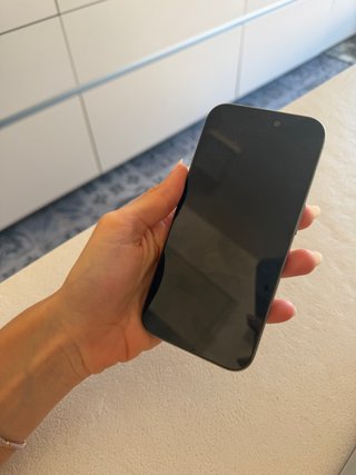 iPhone 15 Pro Gris/Plata - Parte trasera rota