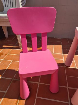 Mesa y 2 Sillas MAMMUT IKEA