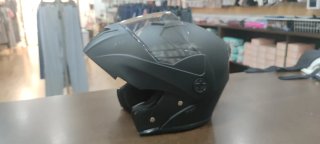 Casco modular negro T-M