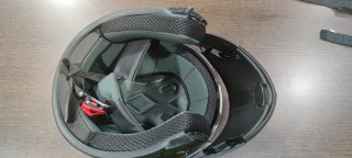 Casco modular negro T-M