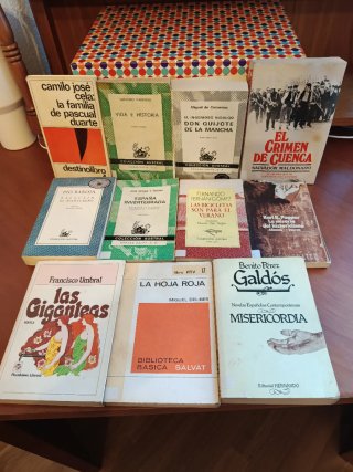 Lote Clásicos de la Literatura y Ensayo Español