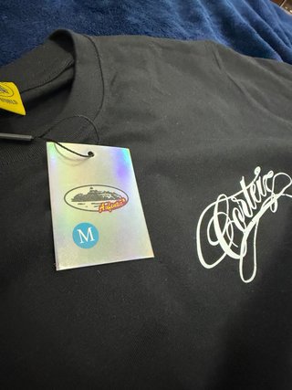 Camiseta Corteiz Negra Talla M