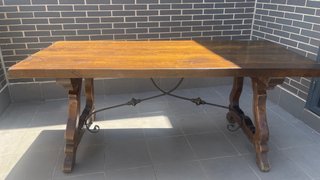 Mesa de comedor madera y metal