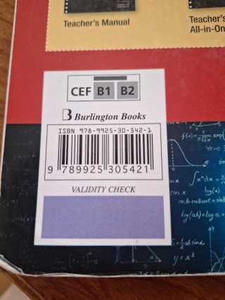 Libro de texto inglés editorial Burlington 1 Bach.