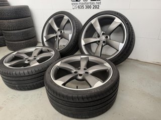 Juego llantas Originales Audi modelo rotor