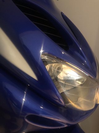 Yamaha Aerox 49cc Scooter Azul/Blanco