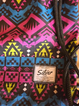 Mochila de cuerda Silver