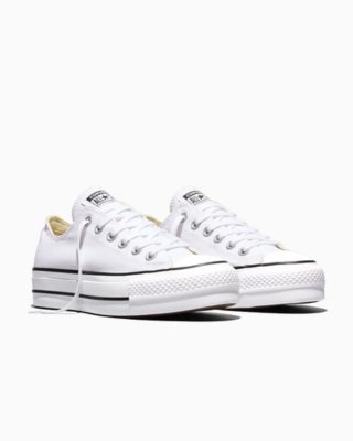 Zapatillas Converse plataforma blancas talla 40